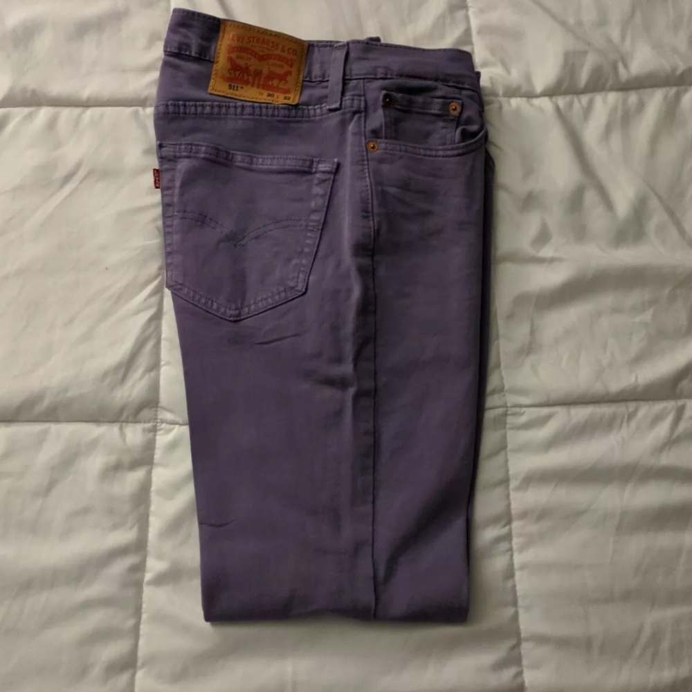 Levi's 511 Purple Jeans Size 30x32